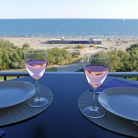 Studio de 33 m2, vue et bord de mer, parking La Grande Motte Extérieur photo